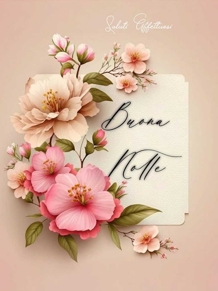 buonanotte questa notte e per te