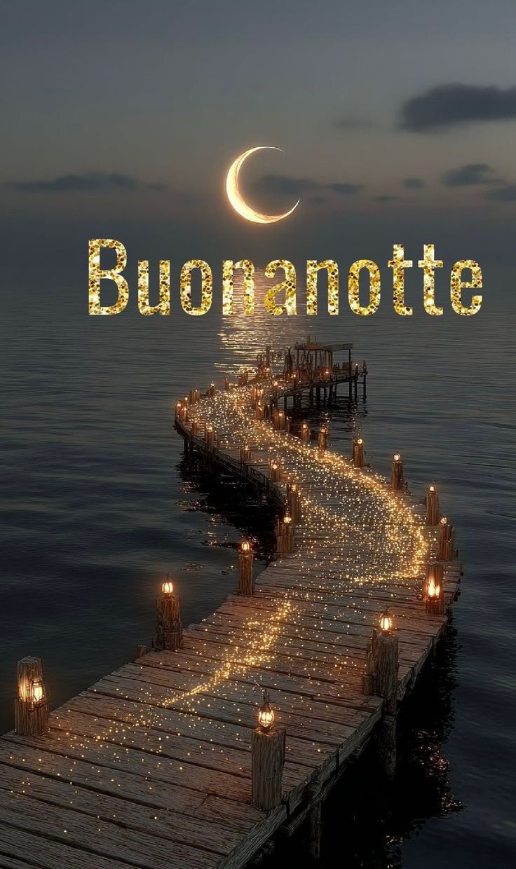 immagini buonanotte glitter